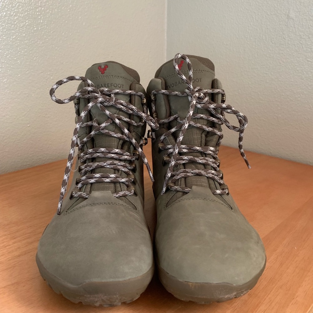 Vivobarefoot Tracker FG Size 10 Green Hiking Boots
